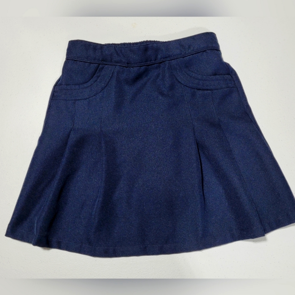 Nautica Girls Pleated Uniform Skorts with pockets